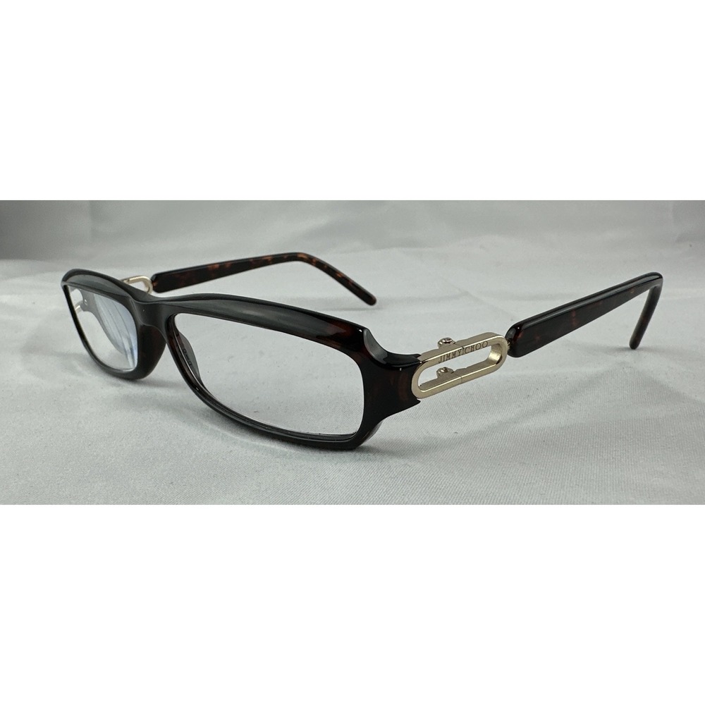 Jimmy Choo JC 01‎ 0086 Brown Tortoise Gold EYEGLASSES GLASSES FRAMES 55-14-125